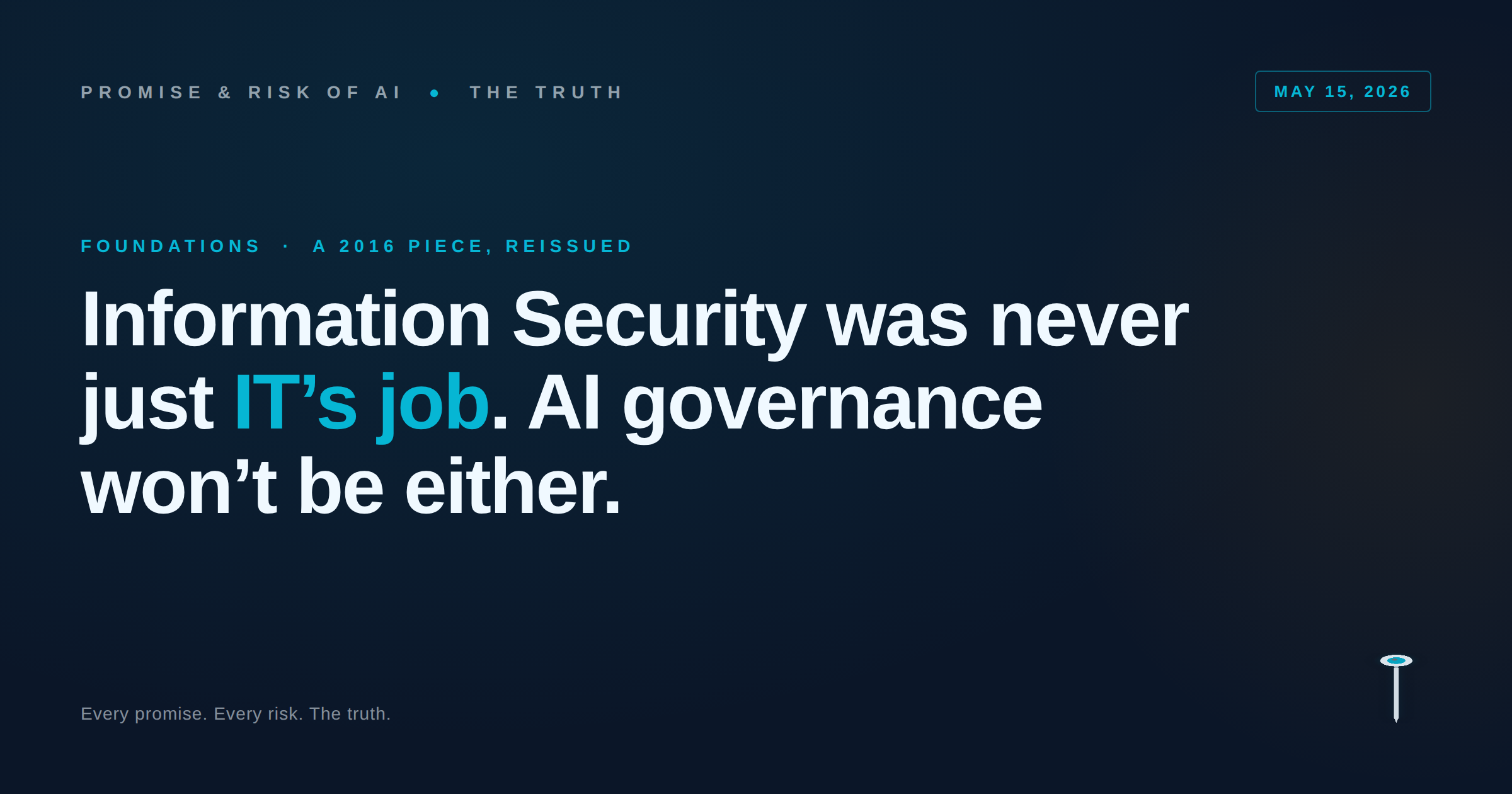 Hero — Information Security Was Never Just IT's Job