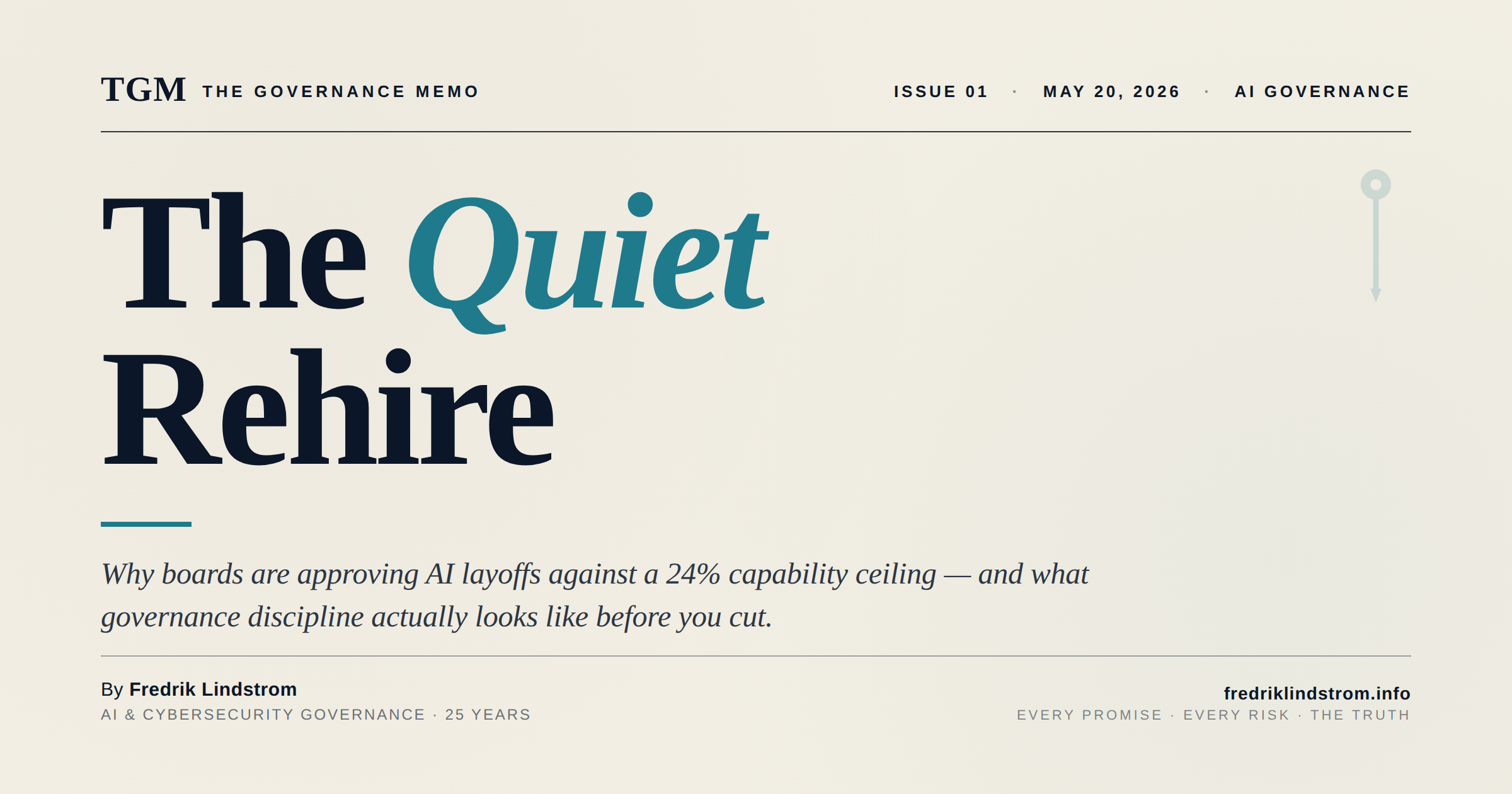 Hero — The Quiet Rehire